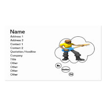 i'd rather be playing Guitar 10 Business Cards