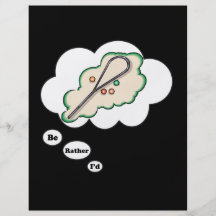 I'd rather be playing Lacrosse 2 Full Color Flyer