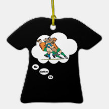 I'd rather be playing Rugby 2 Christmas Ornament