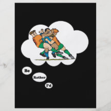 I'd rather be playing Rugby 2 Flyer