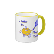 I'd Rather Be Playing Tennis Mug