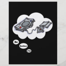 I'd rather be playing Video Games 2 Flyer
