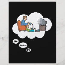 I'd rather be playing Video Games 7 Full Color Flyer
