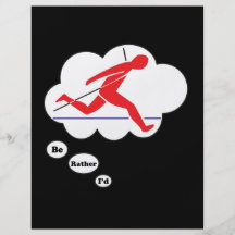I'd rather be Racing Custom Flyer