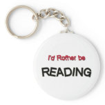 I'd Rather Be Reading keychains