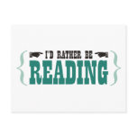 I'd Rather Be Reading Post Card