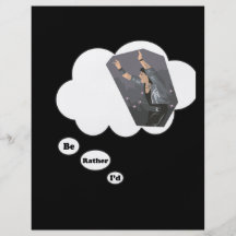 i'd rather be Rocking Personalized Flyer