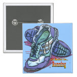 I'd Rather Be Running - Sneakers Buttons