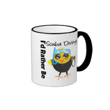 I'd Rather Be Scuba Diving Mugs