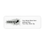 I'd Rather Be Scuba Diving Return Address Label