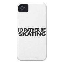 I'd Rather Be Skating iPhone 4 Case-Mate Cases