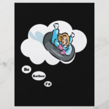 I'd rather be Tubing Custom Flyer