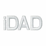 iDad in black Embroidered Hoodie
