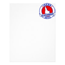 Idaho Alexander Custom Letterhead