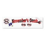 Idaho Anti ObamaCare – November’s Coming! Bumper Sticker