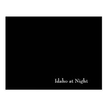 Idaho at Night Postcard