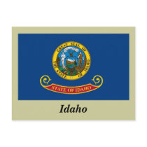 Idaho State Flag Postcard