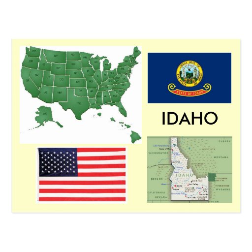 Idaho, USA Post Card