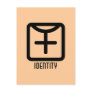 Identity : Female Light Postcard