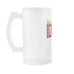Idiot - Frosted Glass Stein mugs