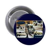 Iditarod 2010 pinback buttons