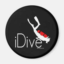 idive fridge magnet