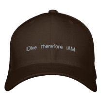 iDive therefore iAM Embroidered Baseball Cap