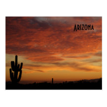 IDKP Arizona sunset post card