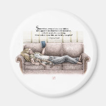 Idle Moment Fridge Magnets
