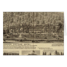 Idlewood Cottage Hotel near Pittsburgh Greeting Card