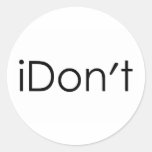 iDont Adhésifs Ronds