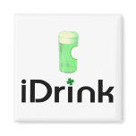 iDrink (Shamrock) Fridge Magnets