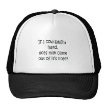 If A Cow Laughs Hard hats