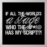 If all the world's a stage ... poster