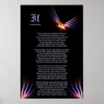 If by Rudyard Kipling with Phoenix Firebird Print