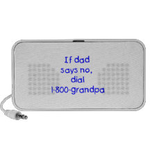 If Dad Says No (blue) PC Speakers