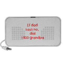 If Dad Says No (red) Notebook Speakers