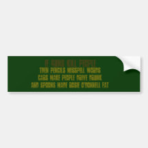 If guns kill bumper sticker