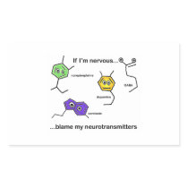 If I'm Nervous... Rectangle Sticker