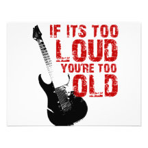 If it's too loud your too old! announcements