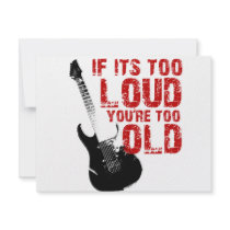 If it's too loud your too old! announcements