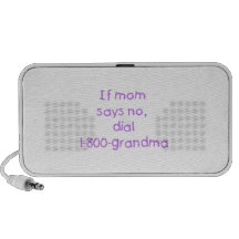 if mom says no...(purple) speakers
