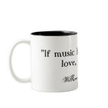 If music be the food of love ... Shakespeare mugs