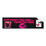 if my music bumper stickers