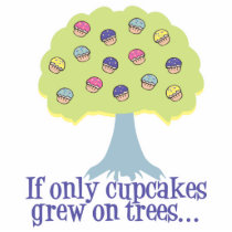If only Cupcakes on Trees Photo Sculptures