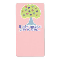 If only Cupcakes on Trees Shipping Labels