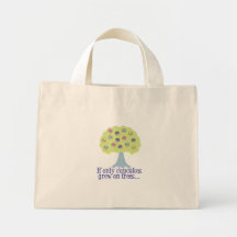 If only Cupcakes on Trees Tote Bag