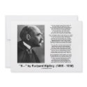 "If— " Poem By Rudyard Kipling Invite invitations