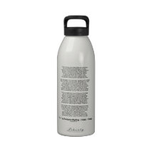 If- Poem by Rudyard Kipling (No Kipling Picture) Drinking Bottle
