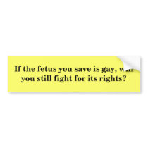 If the fetus you save is gay...?